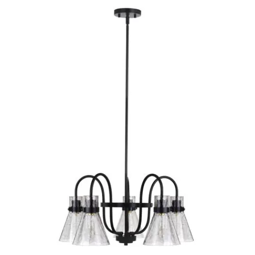 Deals Patriot Lighting® Renley Black 5-Light Chandelier>* New
