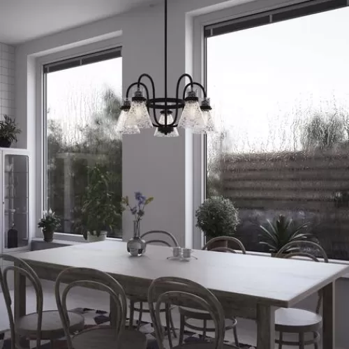Deals Patriot Lighting® Renley Black 5-Light Chandelier>* New