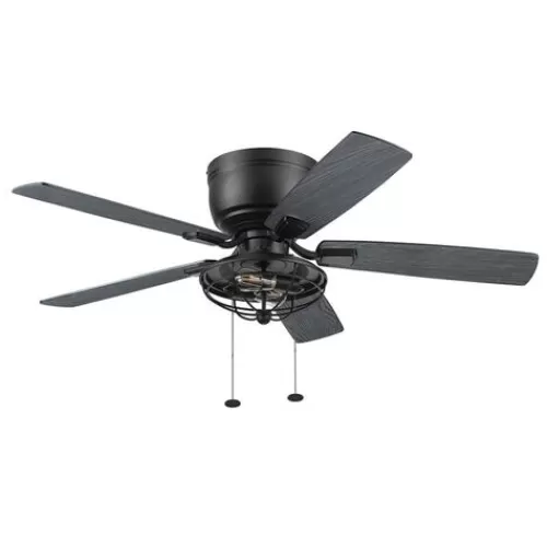 Flash Sale Patriot Lighting™ Annetta 52″ Matte Black Led Indoor/Outdoor Ceiling Fan>* Clearance