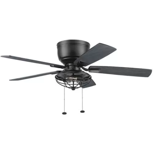 Flash Sale Patriot Lighting™ Annetta 52″ Matte Black Led Indoor/Outdoor Ceiling Fan>* Clearance
