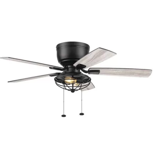 Flash Sale Patriot Lighting™ Annetta 52″ Matte Black Led Indoor/Outdoor Ceiling Fan>* Clearance