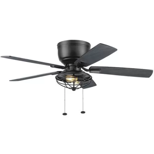 Flash Sale Patriot Lighting™ Annetta 52″ Matte Black Led Indoor/Outdoor Ceiling Fan>* Clearance