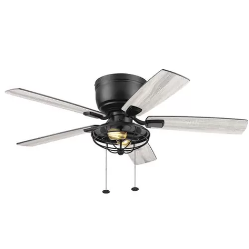 Flash Sale Patriot Lighting™ Annetta 52″ Matte Black Led Indoor/Outdoor Ceiling Fan>* Clearance