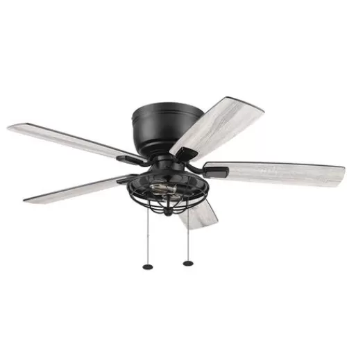 Flash Sale Patriot Lighting™ Annetta 52″ Matte Black Led Indoor/Outdoor Ceiling Fan>* Clearance
