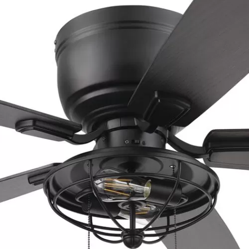 Flash Sale Patriot Lighting™ Annetta 52″ Matte Black Led Indoor/Outdoor Ceiling Fan>* Clearance