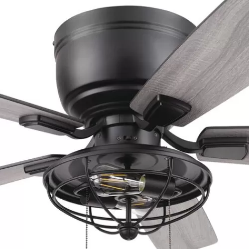 Flash Sale Patriot Lighting™ Annetta 52″ Matte Black Led Indoor/Outdoor Ceiling Fan>* Clearance