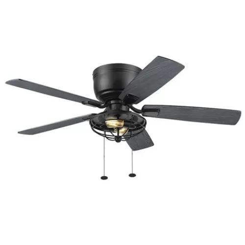 Flash Sale Patriot Lighting™ Annetta 52″ Matte Black Led Indoor/Outdoor Ceiling Fan>* Clearance