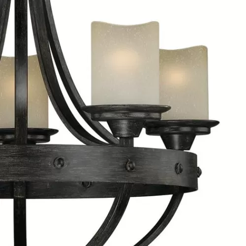 Flash Sale Patriot Lighting® Lancaster 5-Light Black Walnut Chandelier>* Cheap