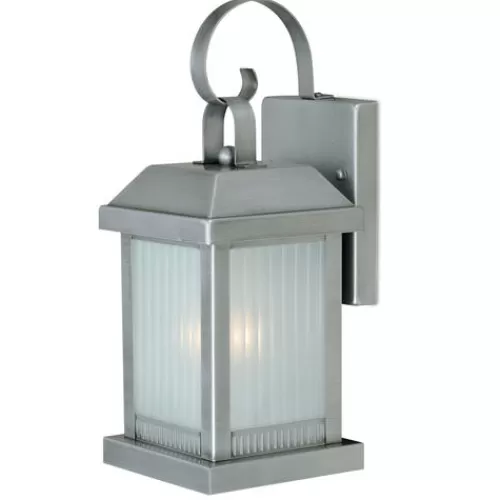 Hot Sale Patriot Lighting® Meridian Painted Brushed Nickel Outdoor Wall Light>* Best Sale
