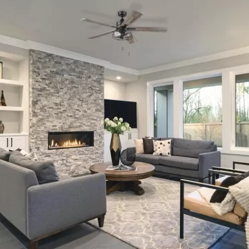 Hot Sale Patriot Lighting™ Miller Station 52″ Matte Black Industrial Indoor Led Ceiling Fan>* Best