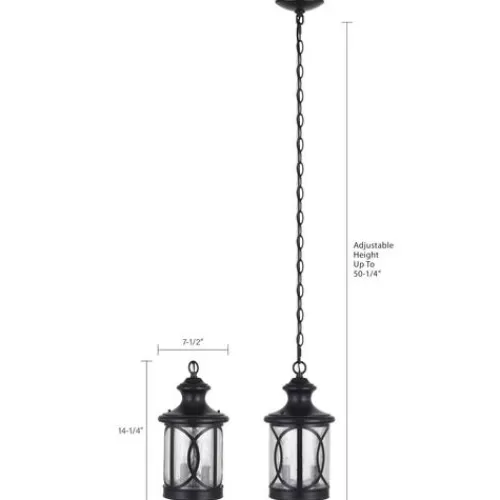 Hot Sale Patriot Lighting® Sterling 14-1/4″ Forged Bronze Outdoor Pendant Light>* Flash Sale
