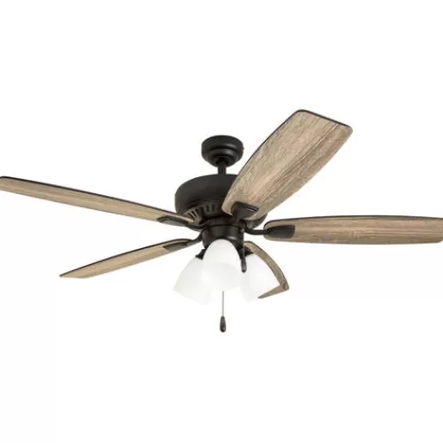 Hot Sale Patriot Lighting™ Tisbury Ii 52″ Bronze Indoor Led Ceiling Fan>* New