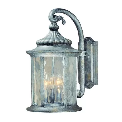 Hot Sale Patriot Lighting® Valencia Gilded Silver Outdoor Wall Light>* Online