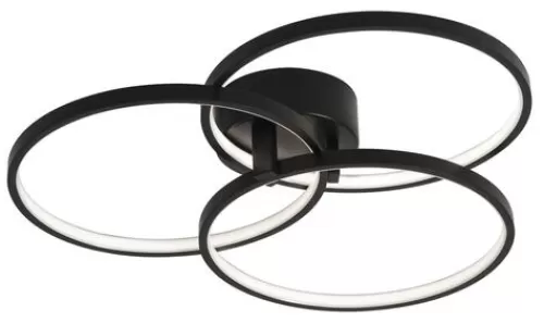 New Patriot Lighting® Cirillo Black Integrated Led Flush Mount Ceiling Light>* Sale