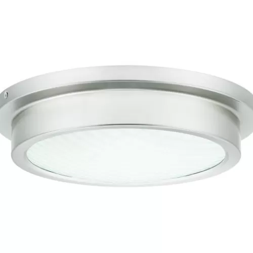 New Patriot Lighting® Devin Brushed Nickel Integrated Led Flush Mount Ceiling Light>* Flash Sale