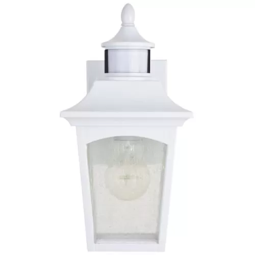 New Patriot Lighting® Dualux Eloise Ii White Motion Sensor Outdoor Security Wall Light>* Cheap
