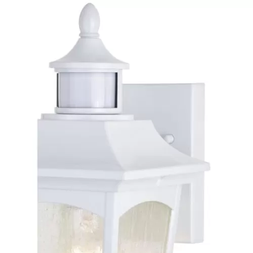 New Patriot Lighting® Dualux Eloise Ii White Motion Sensor Outdoor Security Wall Light>* Cheap