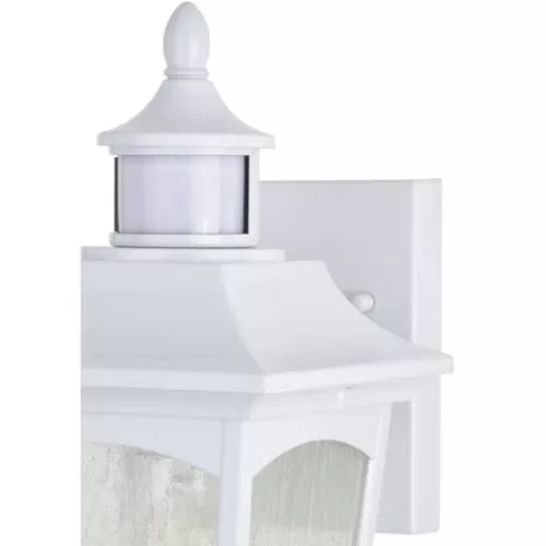 New Patriot Lighting® Dualux Eloise Ii White Motion Sensor Outdoor Security Wall Light>* Cheap