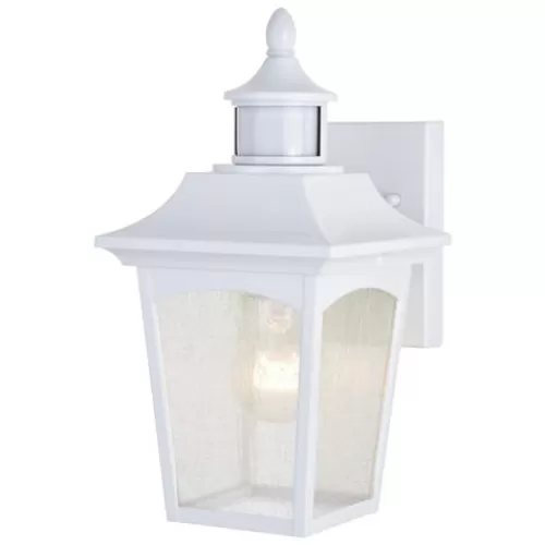 New Patriot Lighting® Dualux Eloise Ii White Motion Sensor Outdoor Security Wall Light>* Cheap