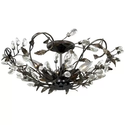 New Patriot Lighting® Jardin Bronze Semi-Flush Mount Ceiling Light>* Flash Sale