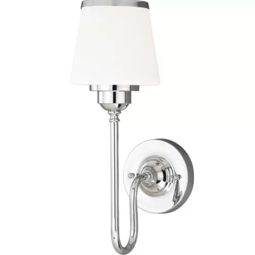 New Patriot Lighting® Kelsy Chrome 1 Light Vanity Light>* Hot