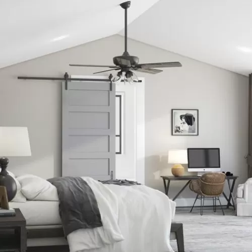 New Patriot Lighting™ Madeline 52″ Matte Black Indoor Led Ceiling Fan>* Best Sale
