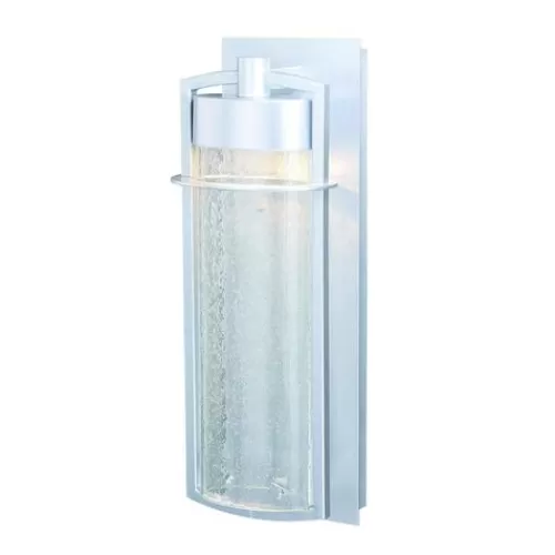 New Patriot Lighting® Uptown Painted Satin Nickel Integrated Led Outdoor Wall Light>* Store