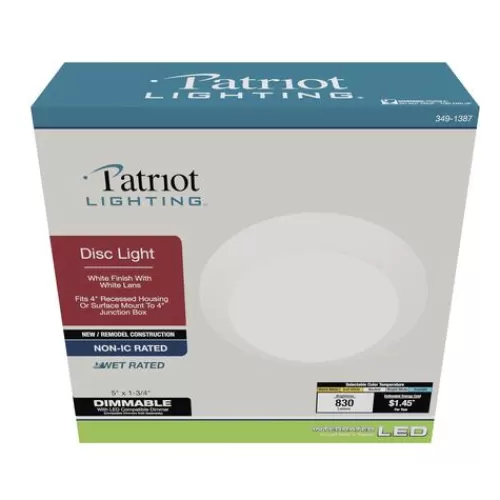 Outlet Patriot Lighting® 4″ Led Disc Downlight>* Sale
