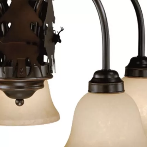 Outlet Patriot Lighting® Bryce 5-Light Burnished Bronze Chandelier>* Flash Sale