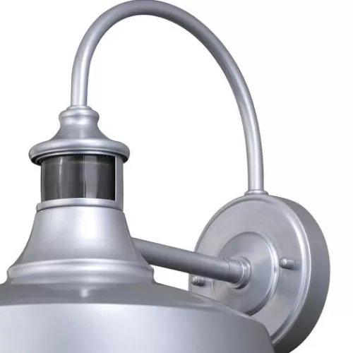 Outlet Patriot Lighting® Dualux® Dorado Satin Silver Outdoor Wall Light>* Hot