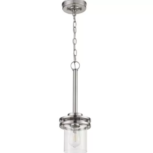 Outlet Patriot Lighting® Joska Brushed Nickel 1-Light Mini Pendant>* Clearance