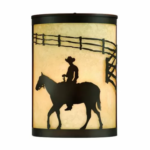 Outlet Patriot Lighting® Ranch Burnished Bronze Outdoor Wall Light>* Best Sale