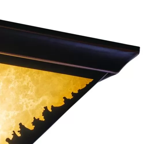 Outlet Patriot Lighting® Yosemite Burnished Bronze Flush Mount Ceiling Light>* Fashion