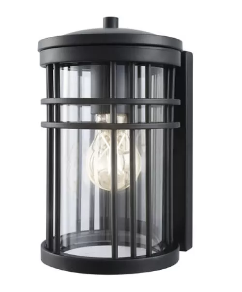 Promo Patriot Lighting® Abrham Black Led Outdoor Wall Light>* Clearance