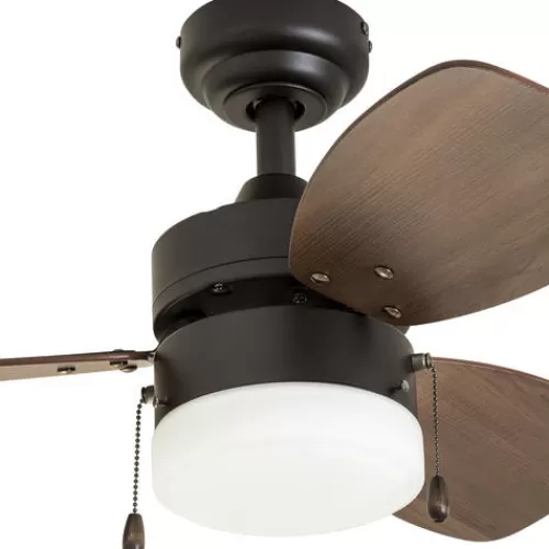 Promo Patriot Lighting™ Gibson Street 30″ Bronze Indoor Led Ceiling Fan>* New