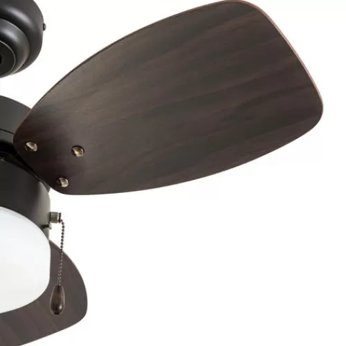 Promo Patriot Lighting™ Gibson Street 30″ Bronze Indoor Led Ceiling Fan>* New