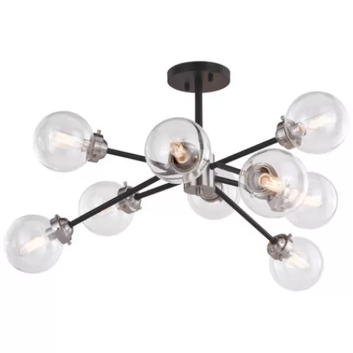 Promo Patriot Lighting® Orbit Oil Rubbed Bronze 9 Light Semi-Flush Mount Ceiling Light>* Flash Sale
