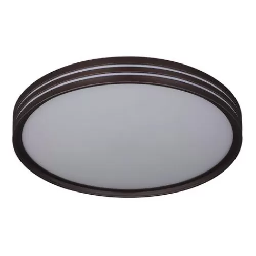 Promo Patriot Lighting® Ronald Bronze Integrated Led Flush Mount Ceiling Light>* Outlet
