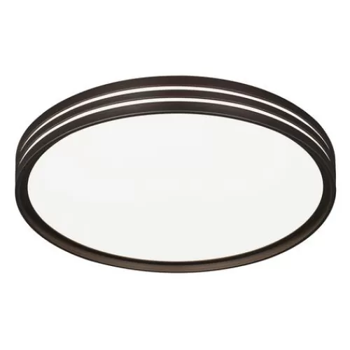 Promo Patriot Lighting® Ronald Bronze Integrated Led Flush Mount Ceiling Light>* Outlet